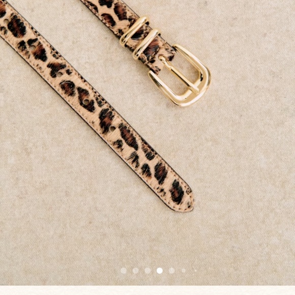 Sezane Livie Belt Leopard - Size 75 centimeters - Picture 4 of 8